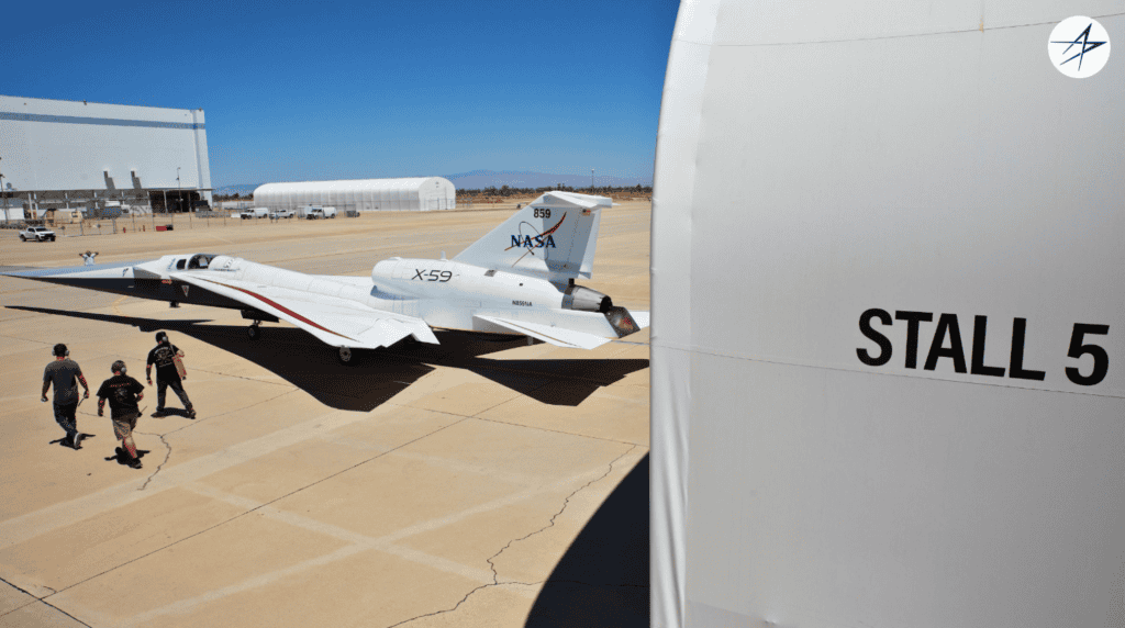 Jato supersônico X-59 da NASA completa primeiro voo histórico nos EUA; veja vídeo A aeronave supersônica X-59 realizou seu primeiro voo com sucesso, nos Estados Unidos. O projeto da NASA em parceria com a Lockheed Martin abre caminho para viagens aéreas comerciais mais rápidas e silenciosas. jato nasa