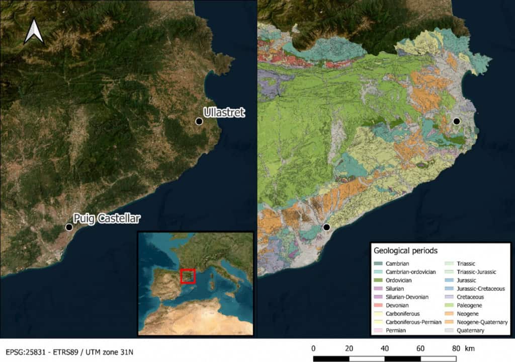 Crânios: arqueólogos decifram ritual de dois mil anos na Espanha Um estudo recente publicado no Journal of Archaeological Science oferece novas interpretações sobre um antigo ritual macabro observado na Península Ibérica, há cerca de dois mil anos. Em regiões que hoje correspondem à Catalunha (Espanha), arqueólogos descobriram crânios humanos exibidos publicamente, alguns atravessados por pregos de ferro. Mapa indicando onde ficam os sítios arqueológicos