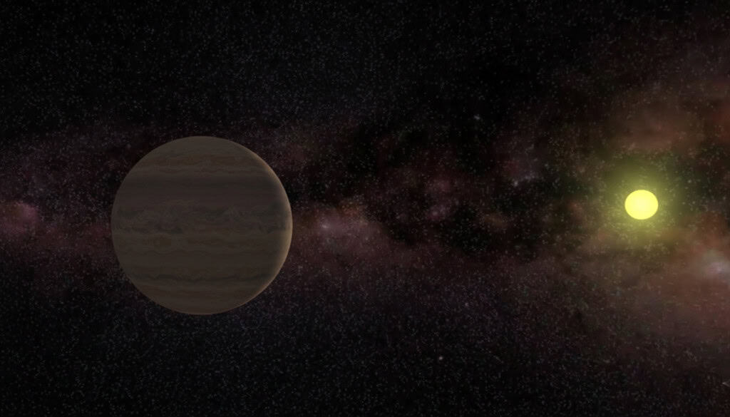 Planeta leve e inflado contraria expectativas sobre mundos alienígenas Um artigo disponível no servidor de pré-impressão arXiv, onde aguarda revisão de pares para validação e publicação, descreve um exoplaneta tão incomum que desafia quase tudo o que se sabe sobre a formação de mundos fora do Sistema Solar. Planeta leve e inflado contraria expectativas sobre mundos alienígenas