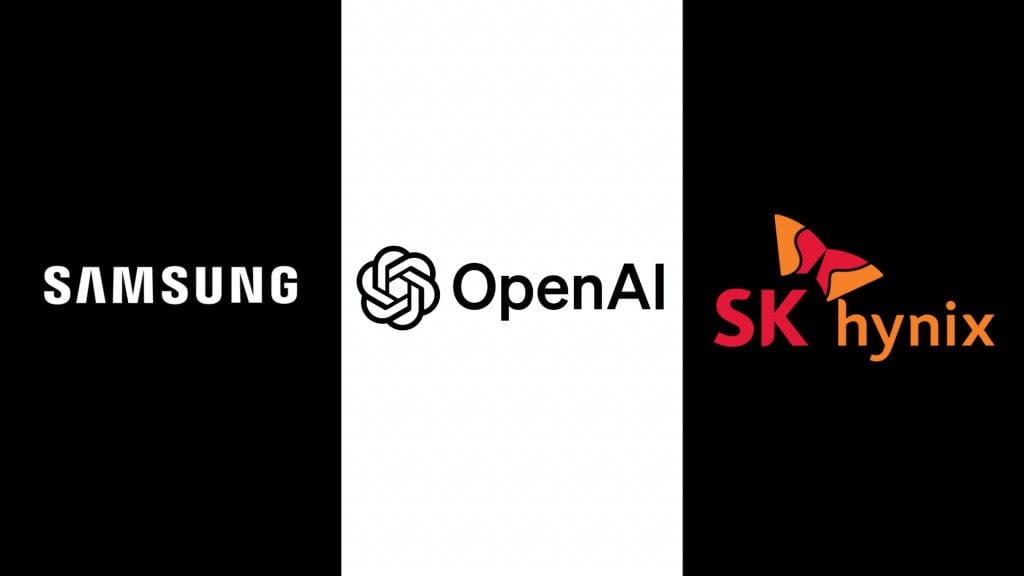 Samsung e SK se unem à OpenAI em projeto global de IA A OpenAI anunciou novas parcerias estratégicas com a Samsung e a SK hynix para expandir a infraestrutura global de inteligência artificial, dentro da iniciativa Stargate. O anúncio foi feito após uma reunião em Seul entre o presidente da Coreia do Sul, Lee Jae-myung, o presidente da Samsung Electronics, Jay Y. Lee, o presidente da SK Group, Chey Tae-won, e o CEO da OpenAI, Sam Altman. samsung openai sk hynix