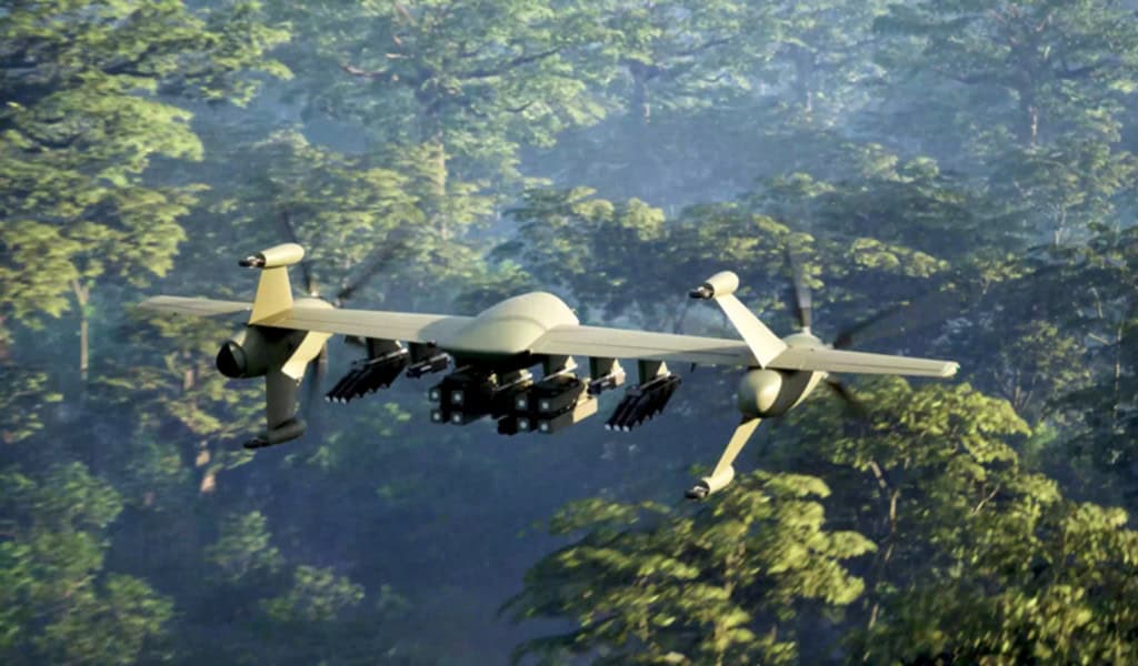 Drone gigante da Lockheed Martin dispensa pista para pouso A Sikorsky, uma empresa da Lockheed Martin, revelou sua futura família de aeronaves Nomad menos de um ano após realizar testes de um novo sistema aéreo não tripulado (UAS) de asa soprada por rotor, de decolagem e pouso vertical (VTOL). O design do propulsor duplo combina a versatilidade de um helicóptero com a velocidade e o alcance de um avião de asa fixa, segundo a empresa. voo drone