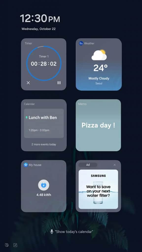 Como é a geladeira da Samsung de R$ 30 mil que passará até propaganda A Samsung apresentou uma data de lançamento para uma novidade que já era esperada. A partir de novembro deste ano, algumas geladeiras da linha Family Hub contarão com um novo widget que mostrará anúncios em suas telas. Como é a geladeira da Samsung de R$ 30 mil que passará até propaganda