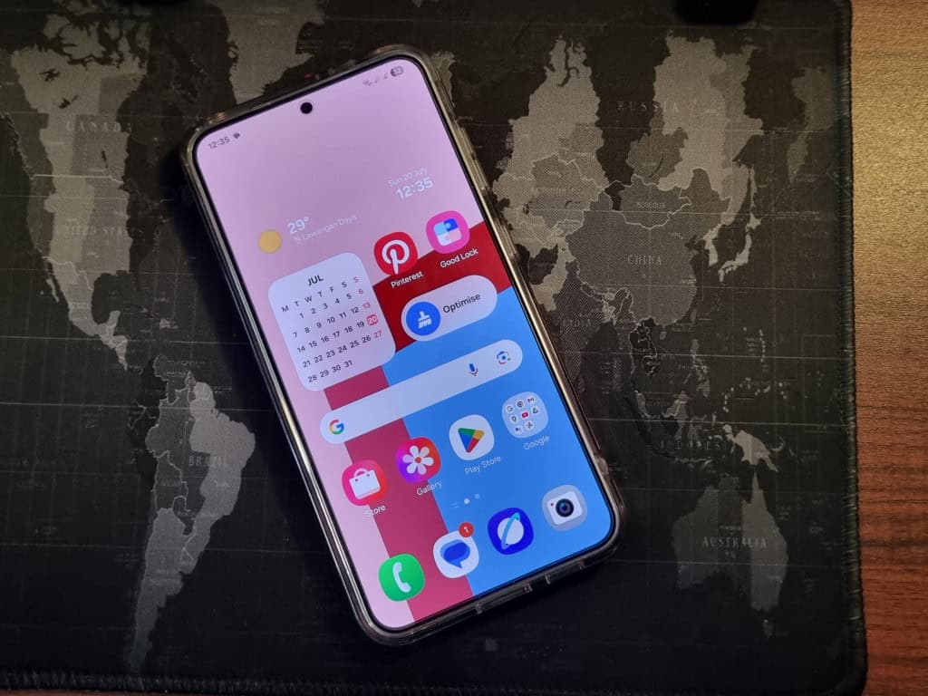 Veja 6 formas de personalizar seu celular com o Android 16 A grande beleza do ecossistema Android sempre foi a liberdade para personalizar cada detalhe do sistema. Com a chegada do Android 16, e interfaces customizadas como o One UI 8 da Samsung, essa promessa atinge um novo patamar, indo muito além de simples mudanças de papel de parede. Tela inicial do Smartphone mostrando ícones de tempo, calendário e aplicativos