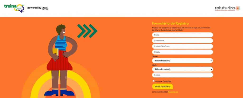 Amazon abre inscrições para curso gratuito sobre IA e computação em nuvem no Brasil Nesta quarta-feira (26), a Amazon e a Refuturiza — uma plataforma de ensino e empregabilidade — anunciaram que estão abertas as inscrições para o curso gratuito de inteligência artificial generativa (IA) e computação em nuvem no Brasil. Curso