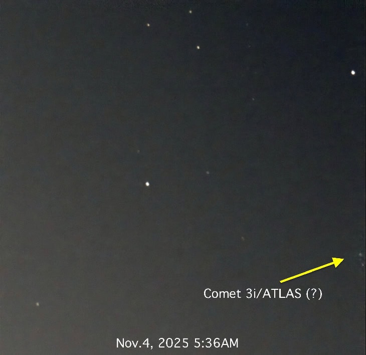 3I/ATLAS: visitante interestelar volta a ser detectado da Terra – veja novas imagens Conforme noticiado pelo Olhar Digital, na sexta-feira (31), as lentes de um poderoso telescópio instalado no alto de uma montanha nos EUA flagraram um retorno muito esperado pela comunidade astronômica e pelo público em geral. O cometa interestelar 3I/ATLAS deu novamente as caras no céu, após semanas mergulhado no brilho do Sol e invisível para a Terra. Outros registros do objeto têm sido obtidos desde então. 3I/ATLAS: visitante interestelar volta a ser detectado da Terra – veja novas imagens