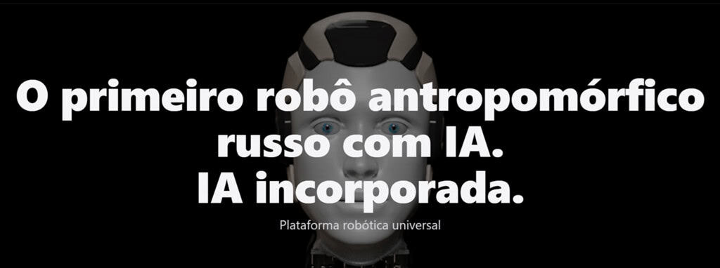 Assista: robô humanoide russo cai de cara no chão durante estreia O robô humanoide russo AIDOL fez sua estreia na terça-feira (11) em um evento em Moscou. Ao som da trilha sonora de Rocky Balboa, a máquina deu alguns palcos em direção à plateia, que filmava atenta… até que caiu de cara no chão. robô humanoide aidol