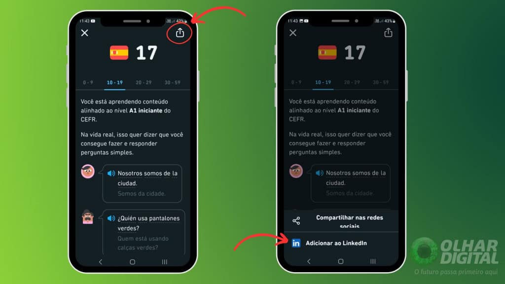 Como adicionar a pontuação do Duolingo no perfil do LinkedIn Aprender um novo idioma deixou de ser apenas um diferencial profissional, virou quase uma segunda alfabetização no mercado globalizado. Plataformas como o Duolingo aceleraram esse processo, transformando a rotina de estudos em algo acessível, gamificado e contínuo. Como adicionar a pontuação do Duolingo no perfil do LinkedIn