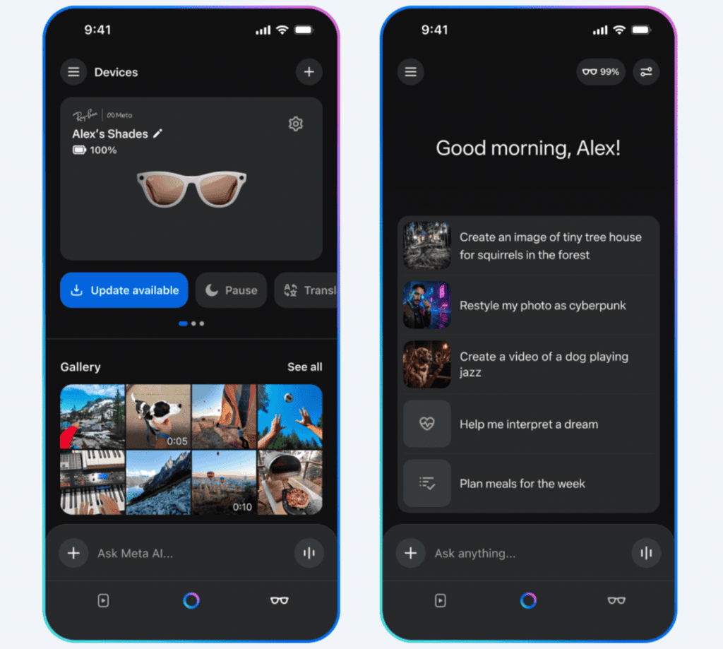Vibes: Meta lança feed exclusivo de vídeos de IA na Europa A Meta está expandindo o alcance do seu feed exclusivo para vídeos gerados por inteligência artificial. Depois do lançamento nos EUA, Vibes agora está disponível para usuários do Facebook, Instagram, Messenger e WhatsApp na Europa. A empresa diz que vai expandir os recursos para outras partes do mundo ao longo do tempo, mas não divulgou cronogramas. feed vibes