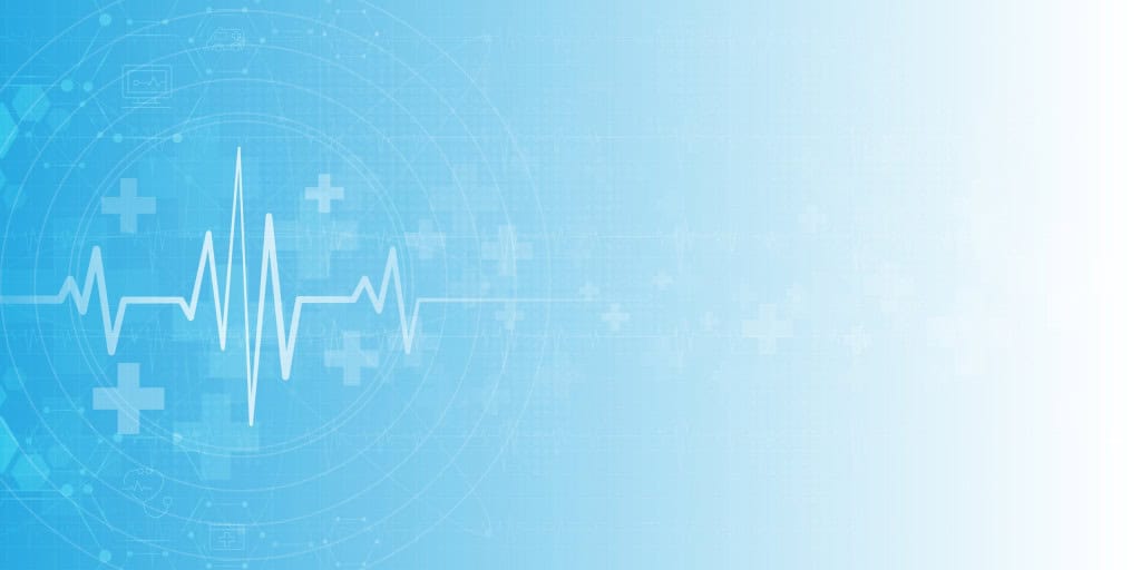 Ilustração de pulsos de batimentos cardíacos