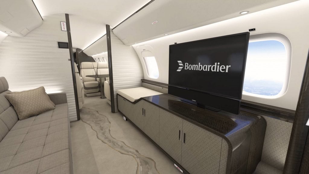 Bombardier Global 8000-interior