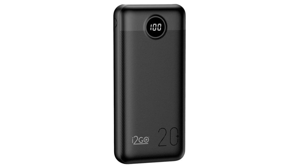 Carregador portátil (power bank) 20.000 mAh 20W i2GO