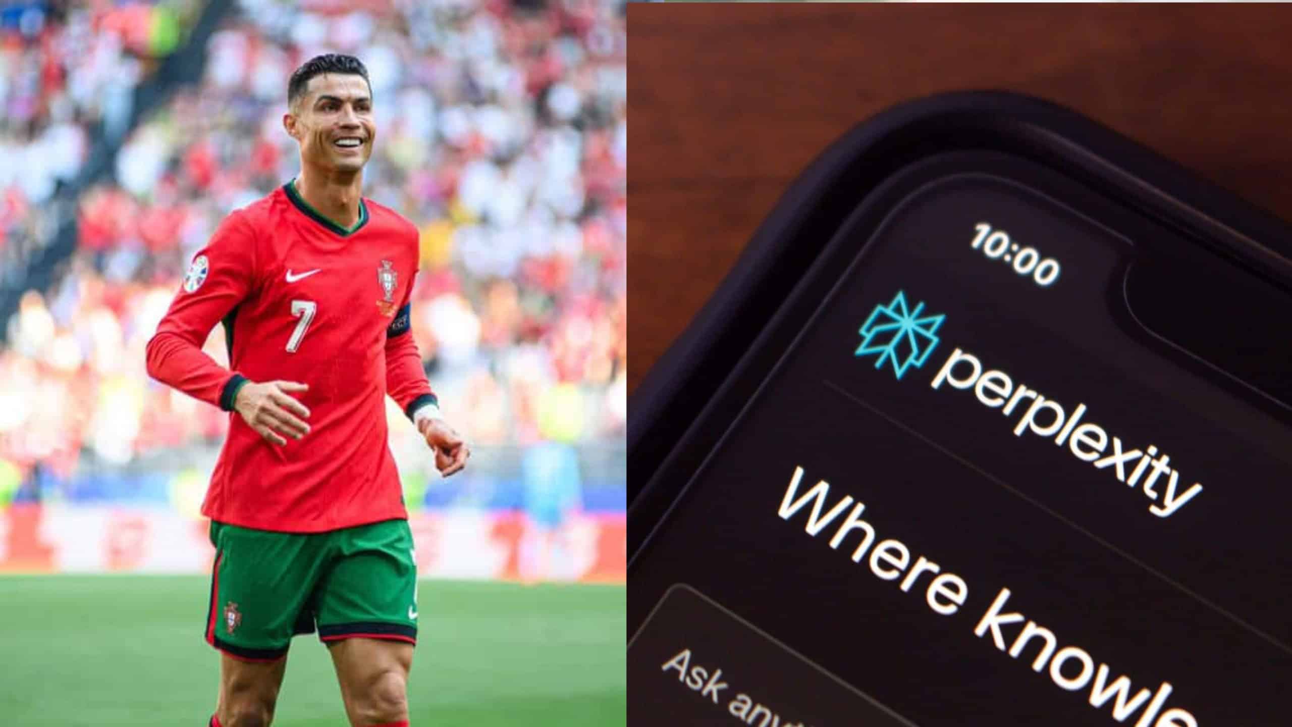 Cristiano Ronaldo mergulha no mundo da tecnologia com investimento na Perplexity AI