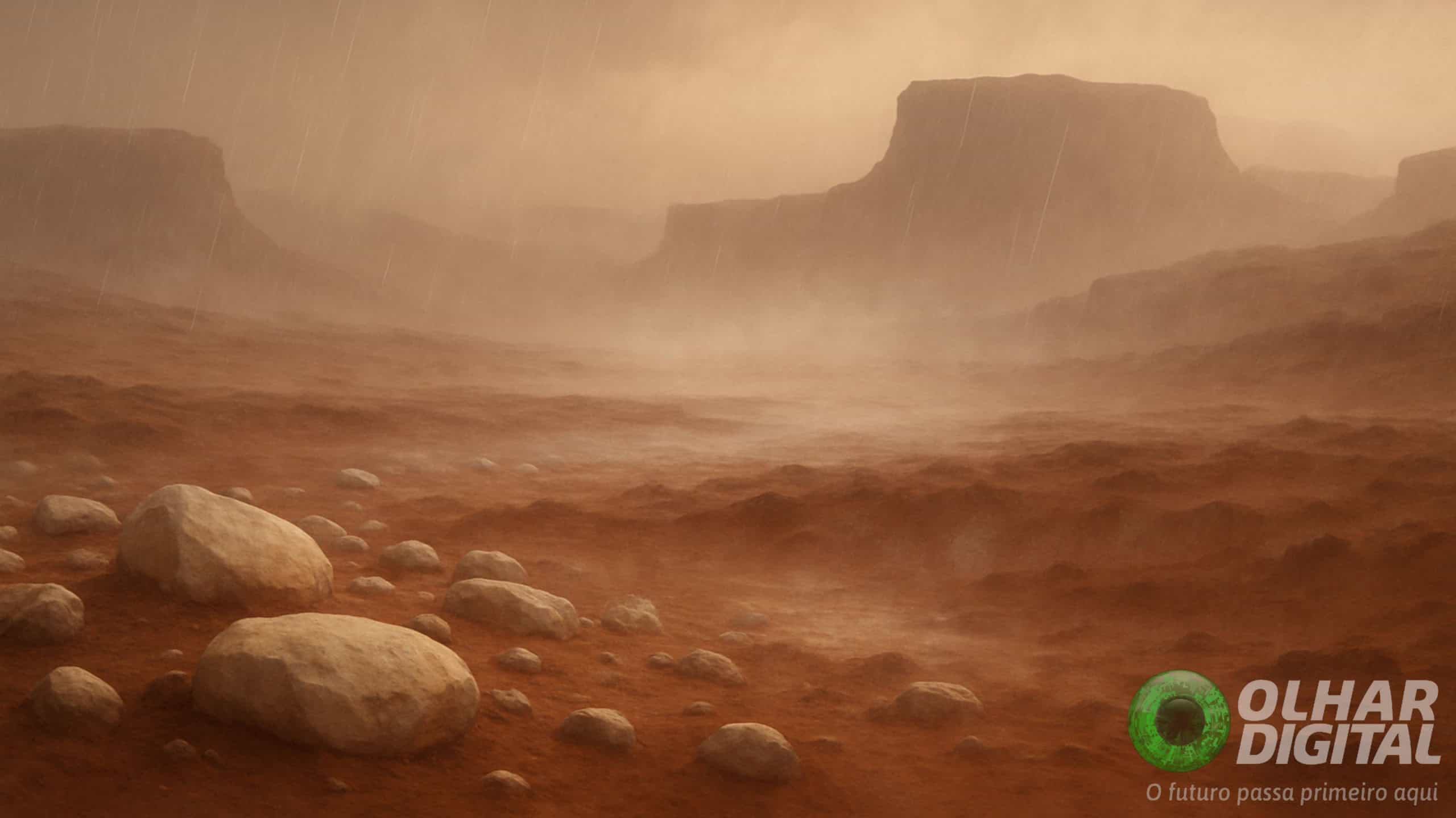 Chuva em Marte? Pedras ‘esbranquiçadas’ sugerem passado tropical