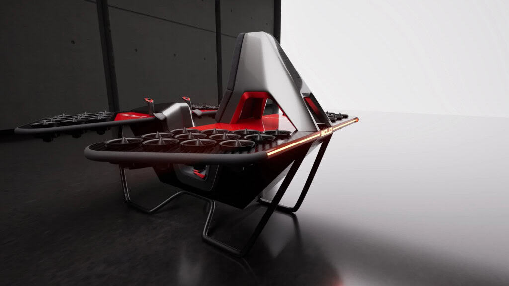 Voos curtos e rasantes revelam progresso, mas o protótipo simples mostra que a versão final ainda está distante.