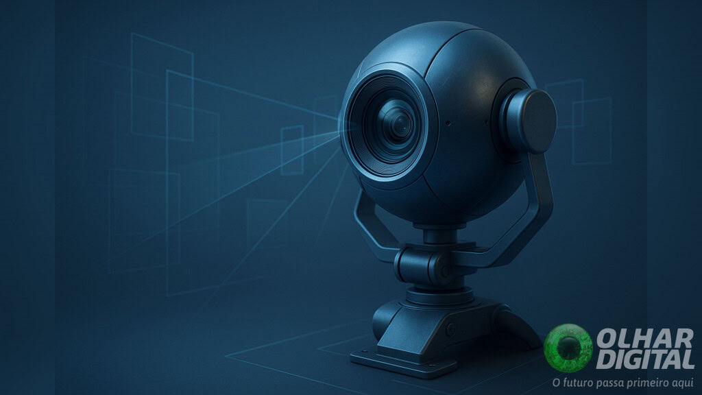 O ‘olho artificial’ chinês que muda como robôs olham e entendem o mundo Cientistas da Universidade de Shanghai Jiao Tong e da Academia Chinesa de Ciências apresentaram o EyeVLA. É um “globo ocular robótico” projetado para dar visão ativa a sistemas de Inteligência Artificial Incorporada (robôs e máquinas inteligentes que interagem com o mundo real). Ilustração de olho robótico para inteligência artificial (IA)