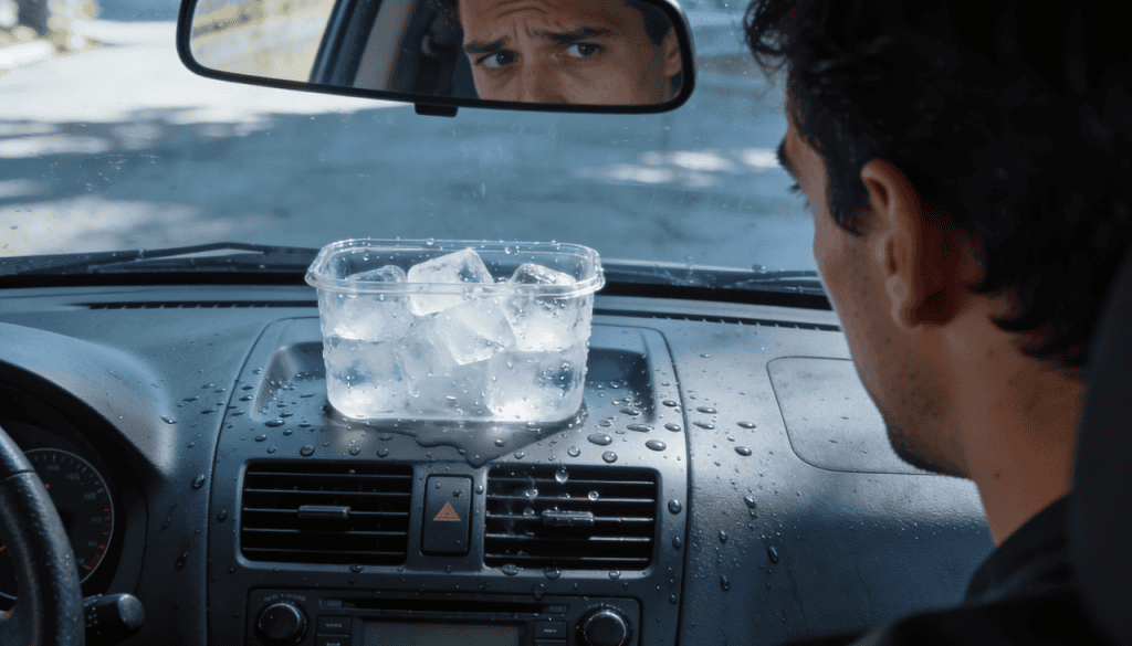 Truque do gelo no painel que revela problemas no ar-condicionado