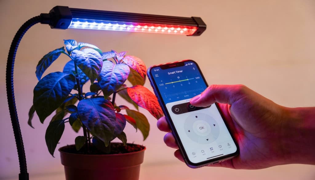 Lâmpadas inteligentes que simulam o sol e salvam plantas de interiores