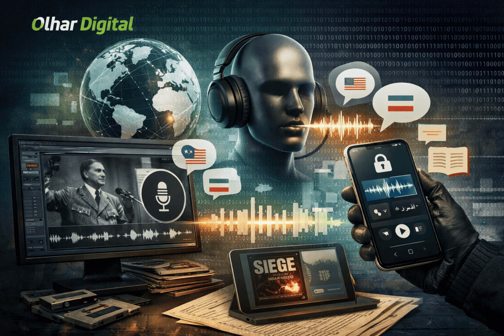 Clonagem de voz e tradução por IA ampliam o alcance de mensagens extremistas em diferentes plataformas digitais.