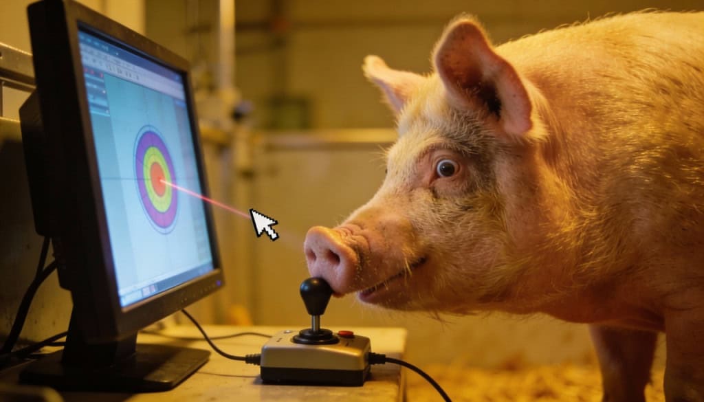 Estudo mostra que porcos podem jogar videogame e resolver problemas difíceis