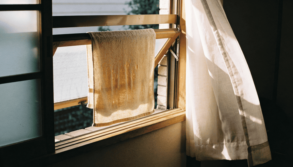 Esse truque simples com uma toalha molhada pode deixar o quarto mais fresco