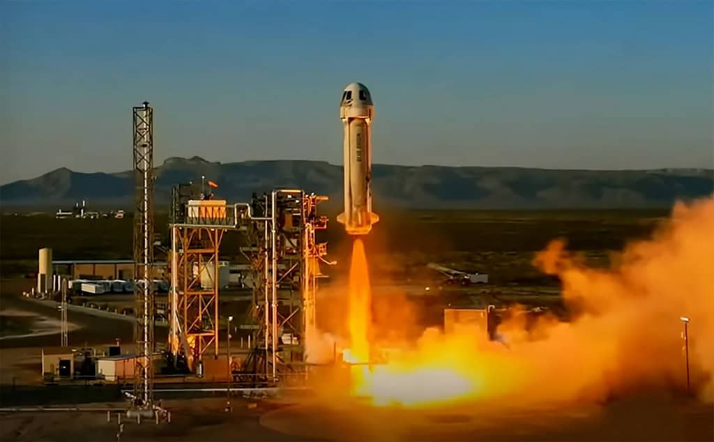 É hoje! Blue Origin leva uma pessoa cadeirante ao espaço pela primeira vez na história