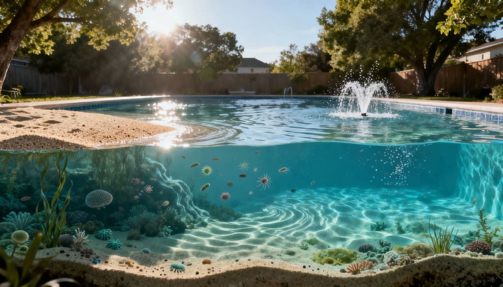 Homem constrói piscina gigante de 500 mil galões no quintal e a construção durou 29 anos