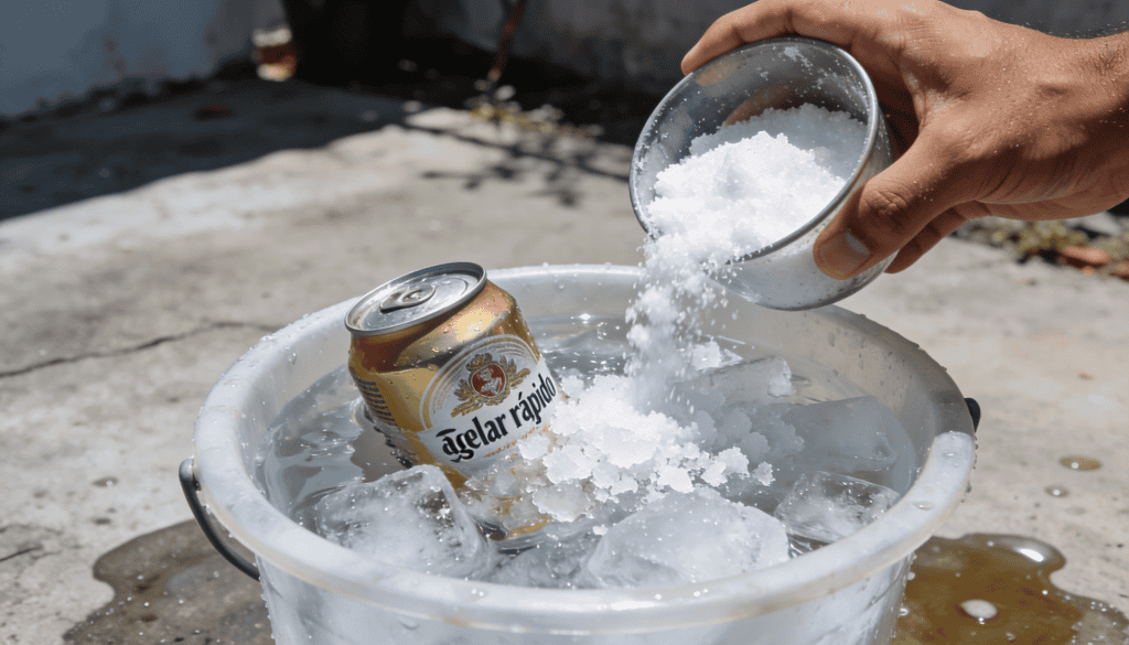 A ciência explica por que o gelo com sal funciona mesmo para gelar bebidas mais rápido
