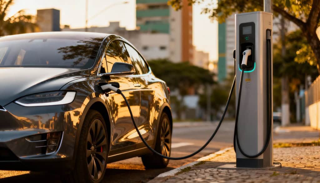Ranking revela os carros elétricos preferidos dos brasileiros em 2025 O mercado de carros elétricos no Brasil em 2025 saiu da fase de curiosidade de showroom e virou presença real nas ruas, garagens de prédios e até frotas de entrega. O que antes parecia coisa distante está começando a disputar espaço com os carros a combustão, enquanto os híbridos entram como meio-termo para quem quer gastar menos com combustível e reduzir emissões sem depender totalmente de tomada. Ranking revela os carros elétricos preferidos dos brasileiros em 2025