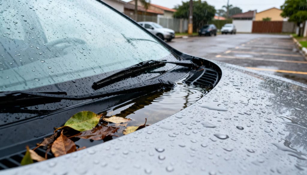 O parafuso secreto que você remove pra nunca mais ter que gastar pra lavar o motor do carro Manter o motor do carro limpo e livre de acúmulo de sujeira e oxidação é fundamental para a longevidade dos componentes elétricos e mecânicos. Um ponto de atenção na manutenção preventiva é o sistema de drenagem de água da base do para-brisa, que quando entupido, direciona a água suja e detritos diretamente para a área do motor. O parafuso secreto que você remove pra nunca mais ter que gastar pra lavar o motor do carro