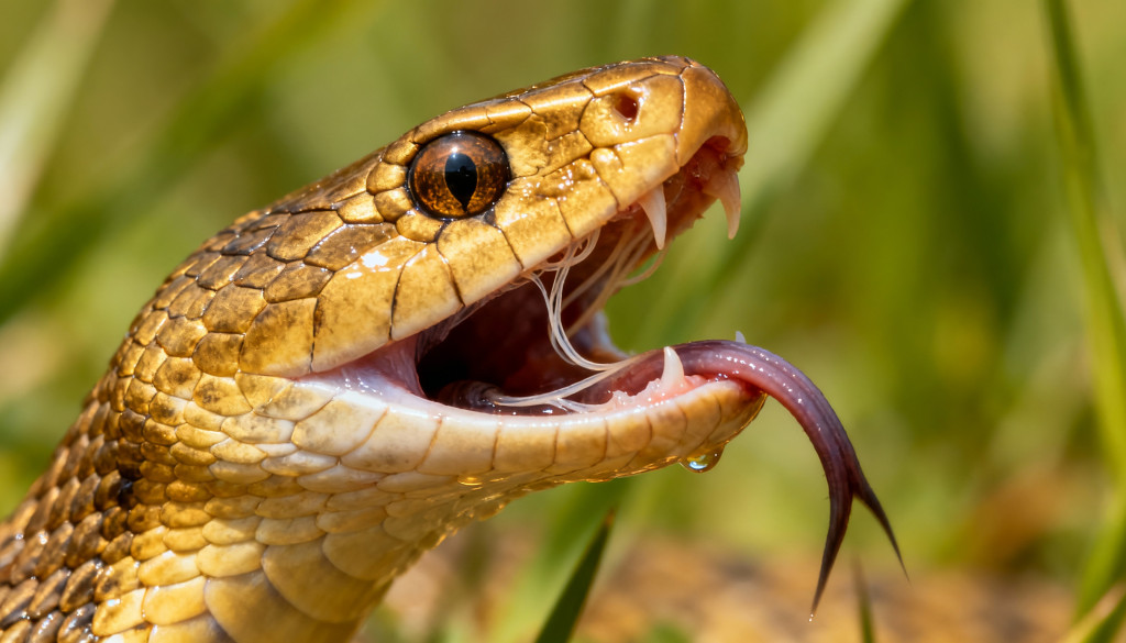 Como as cobras conseguem engolir um bicho muito maior que elas sem morrer entalada