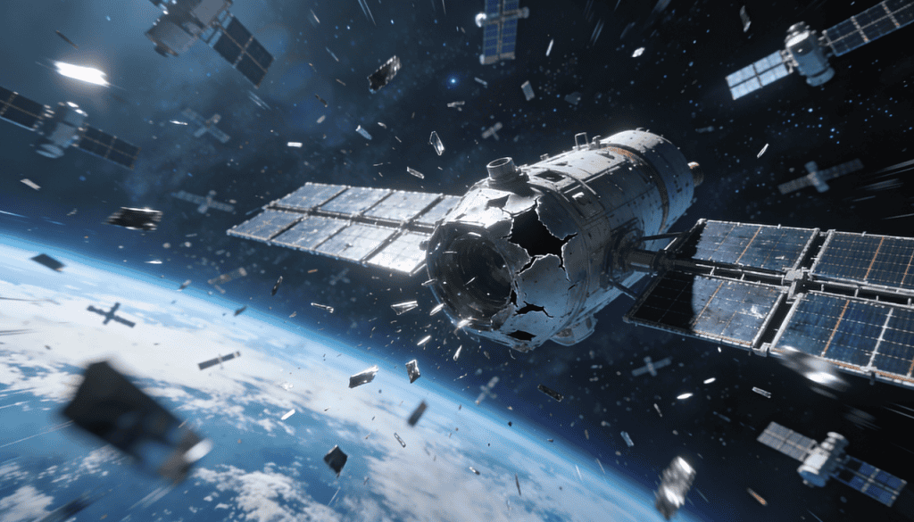 Como o lixo espacial pode derrubar a internet do futuro? O espaço ao redor da Terra está ficando perigosamente lotado, e um relatório recente da Agência Espacial Europeia (ESA) para 2025 soou um alarme crítico: a densidade de satélites ativos em certas órbitas agora iguala a quantidade de detritos. Isso significa que o risco de colisão não vem mais apenas de restos de foguetes antigos, mas do tráfego intenso das novas mega constelações de internet que usamos todos os dias. Como o lixo espacial pode derrubar a internet do futuro