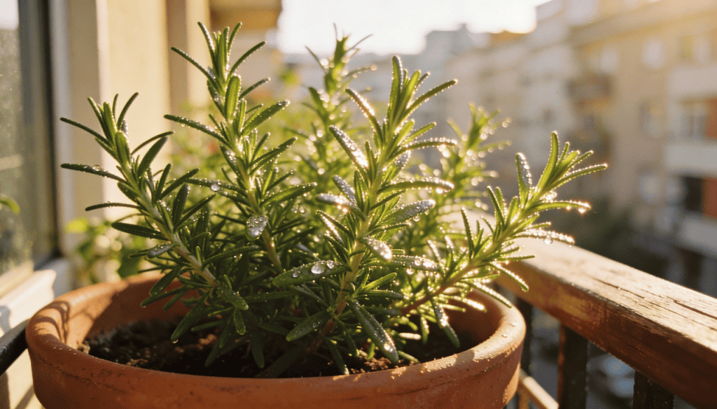Por que plantar alecrim em vasos na varanda pode afastar insetos e melhorar seu humor?