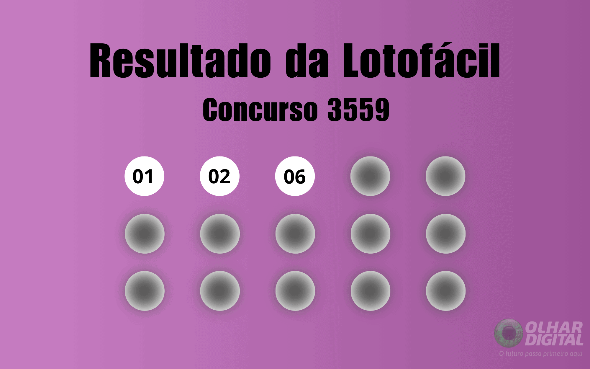 Resultado da Lotofácil de hoje: veja números e ganhadores do concurso 3559 (quarta, 10/12)