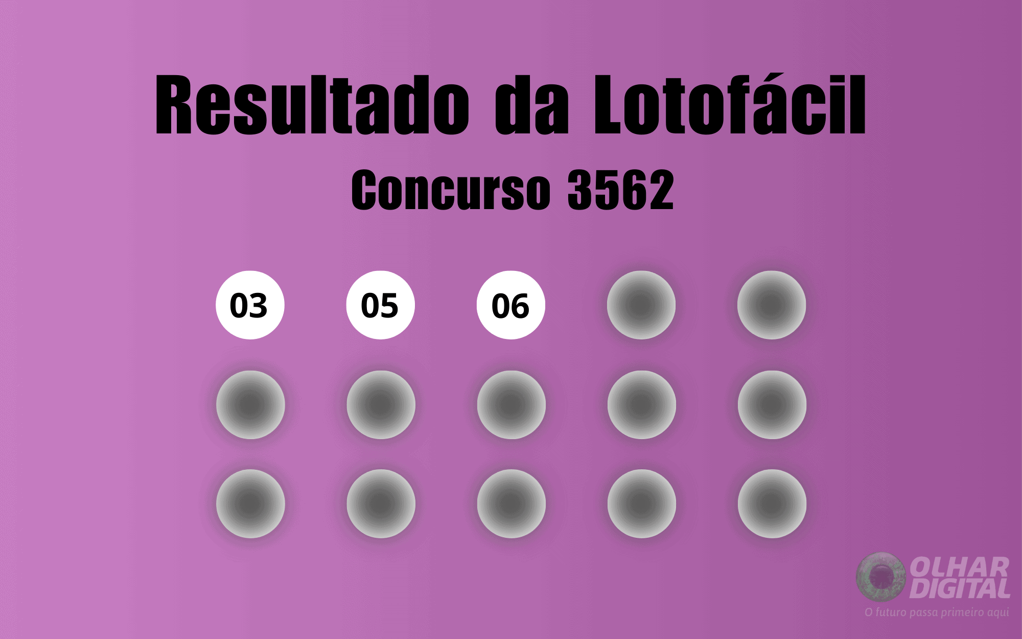 Resultado da Lotofácil de hoje: veja números e ganhadores do concurso 3562 (sábado, 13/12)