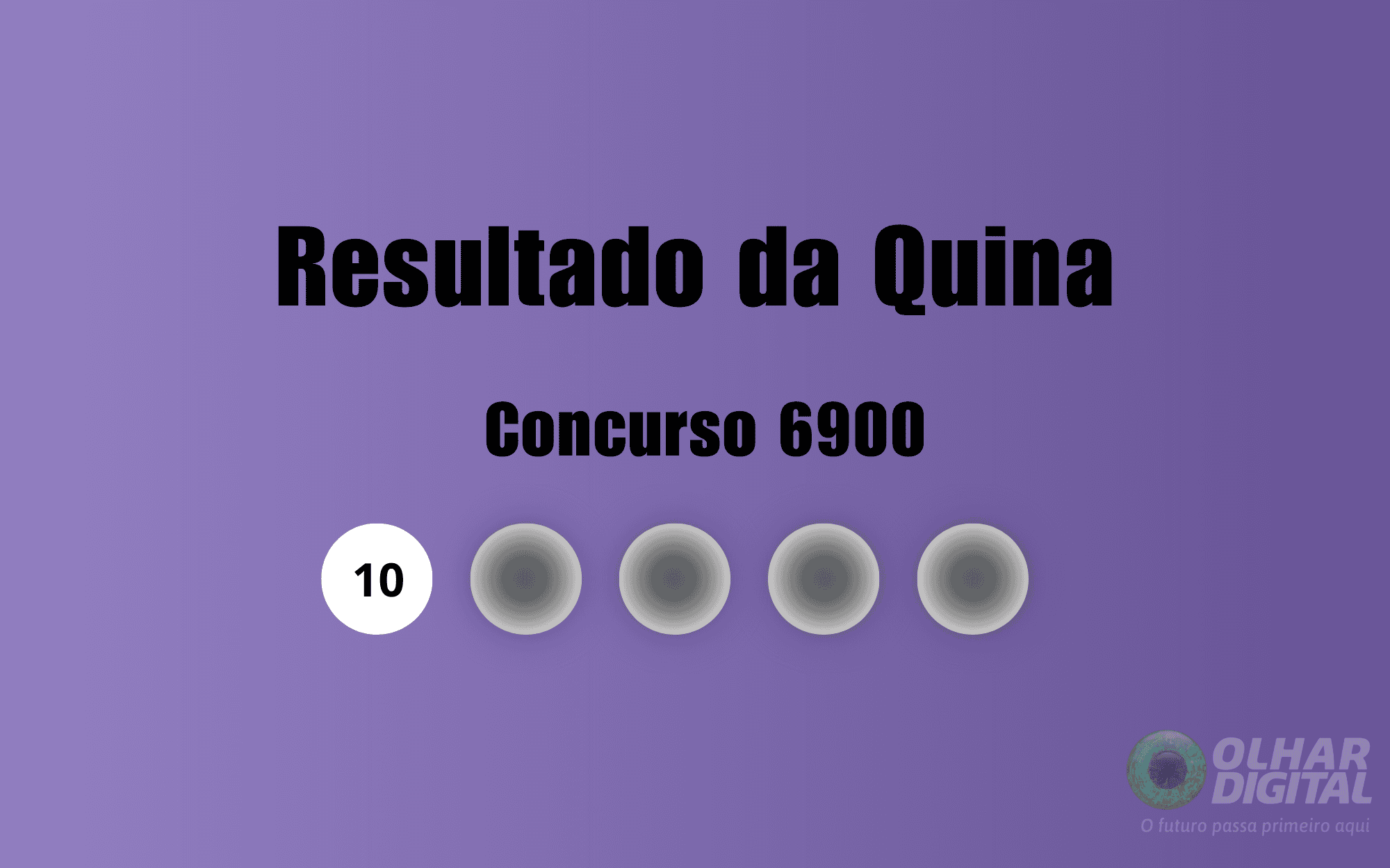 Resultado da Quina de hoje: veja números e ganhadores do concurso 6900 (quinta, 11/12)