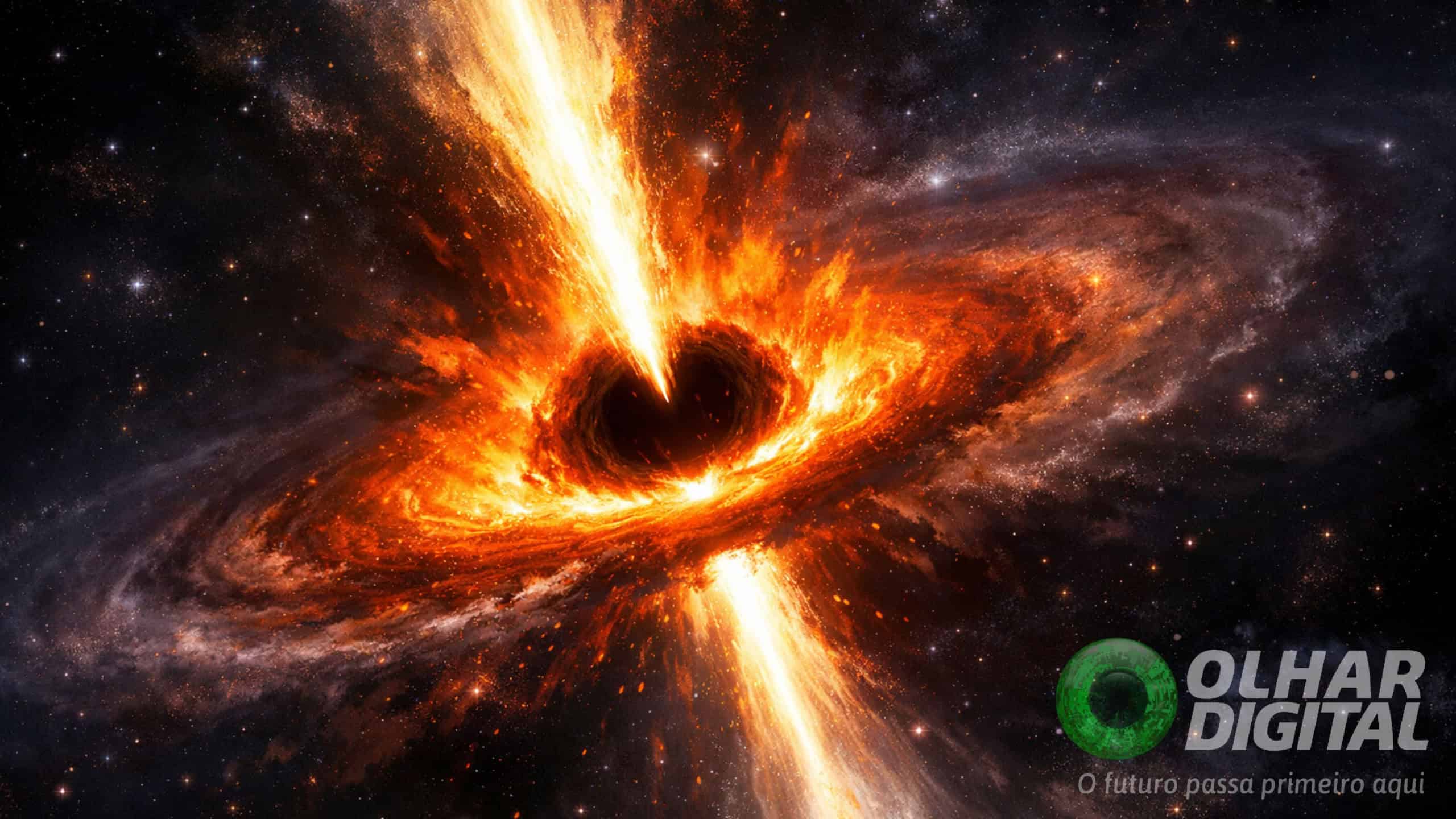 Monstro cósmico dormiu por 100 milhões de anos. Agora, ele acordou