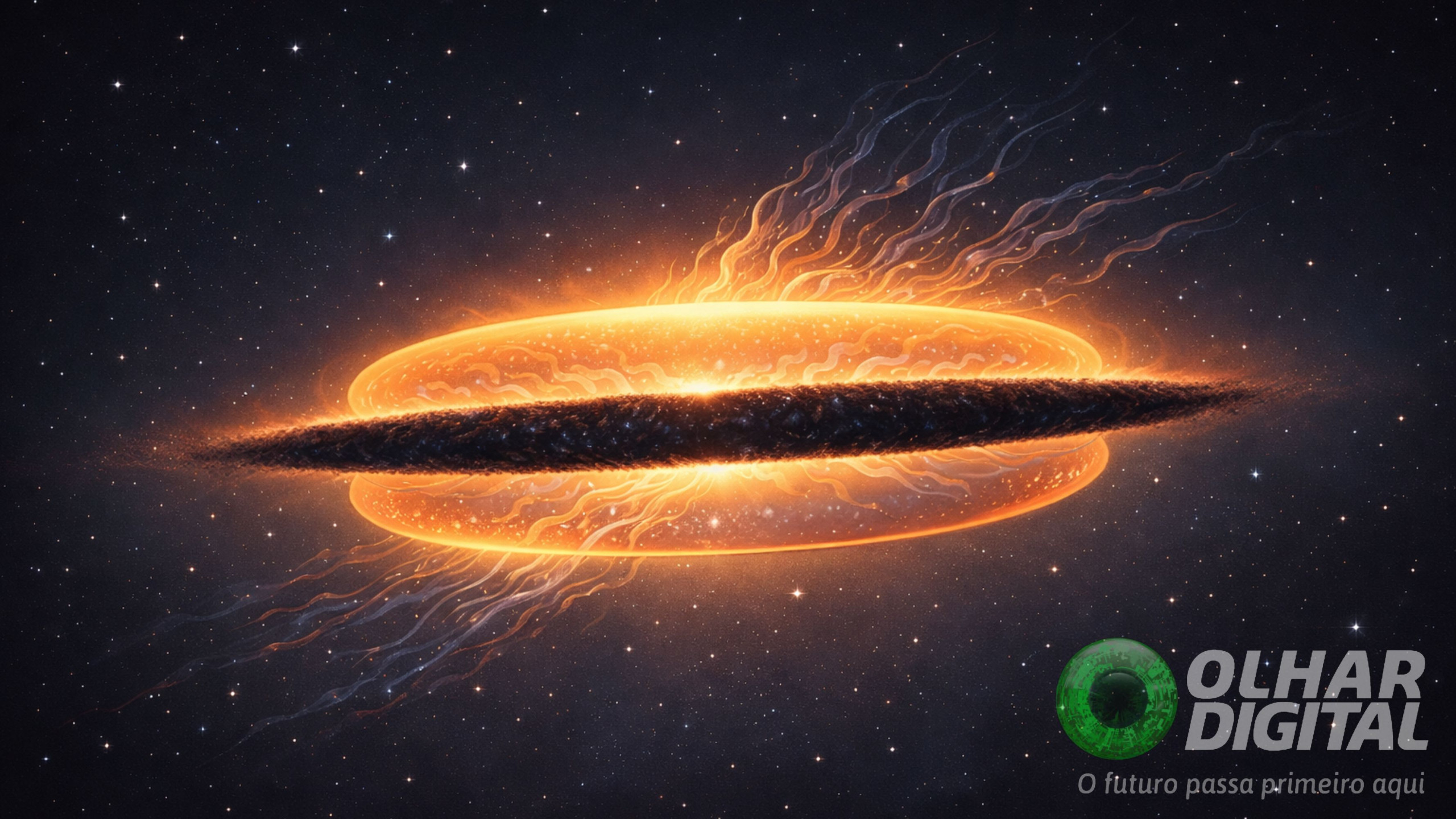 Você já viu um sistema planetário em forma de sanduíche? O Hubble já