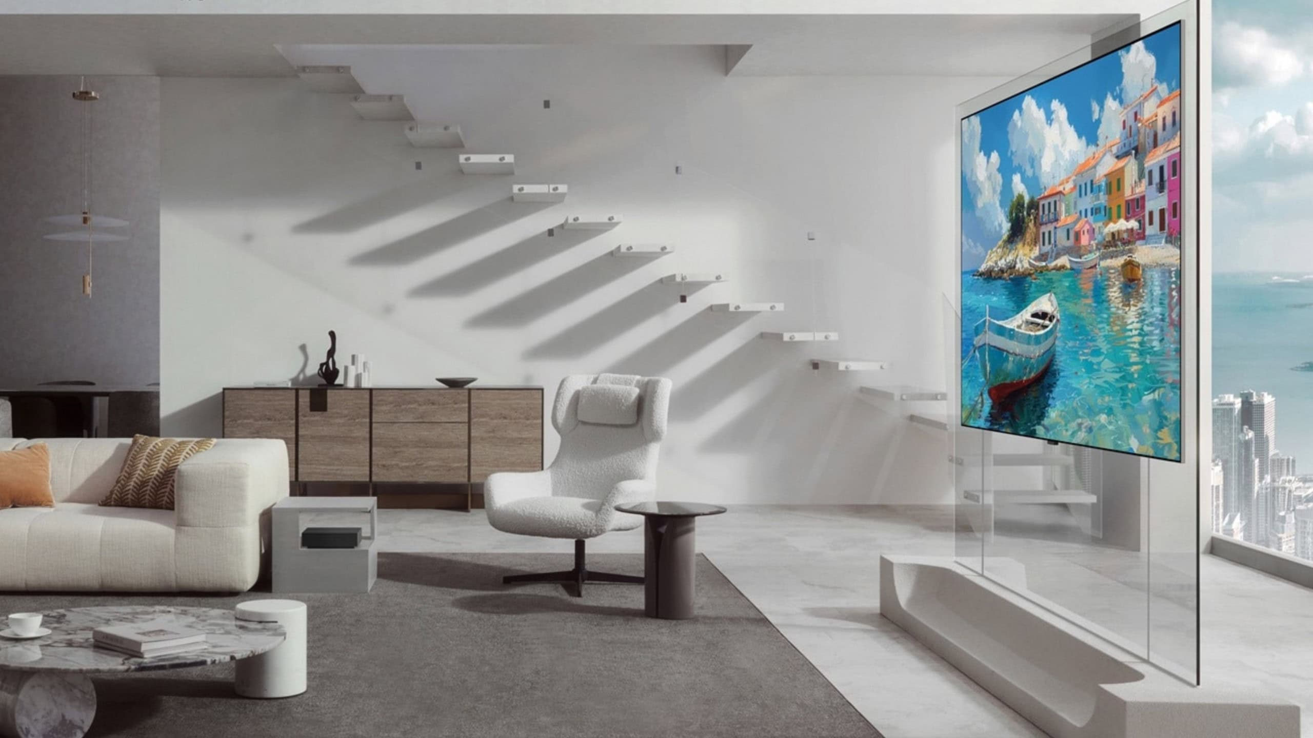 LG revive Wallpaper TV na CES 2026 com tela ultrafina e conexão sem fio