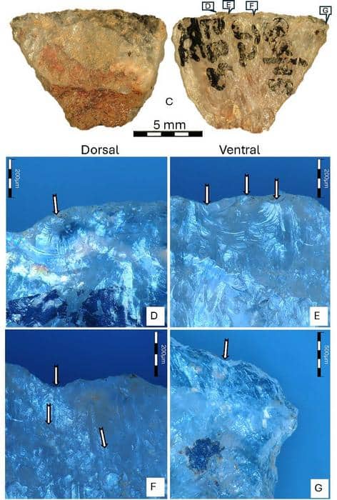Análise das pontas de flecha