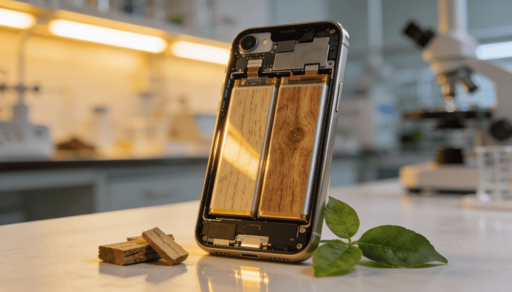 A nova bateria de madeira que promete durar muito mais e não poluir o planeta