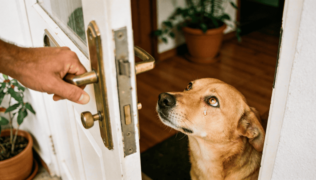 A prova científica de que os cães choram de felicidade quando reencontram os donos