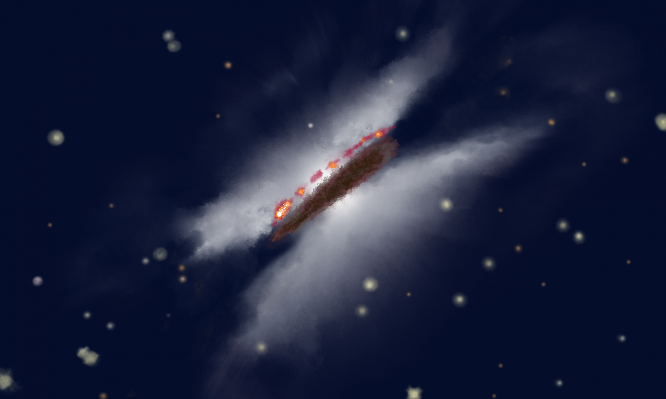 “Hambúrguer cósmico” tem potencial para gerar planetas gigantes