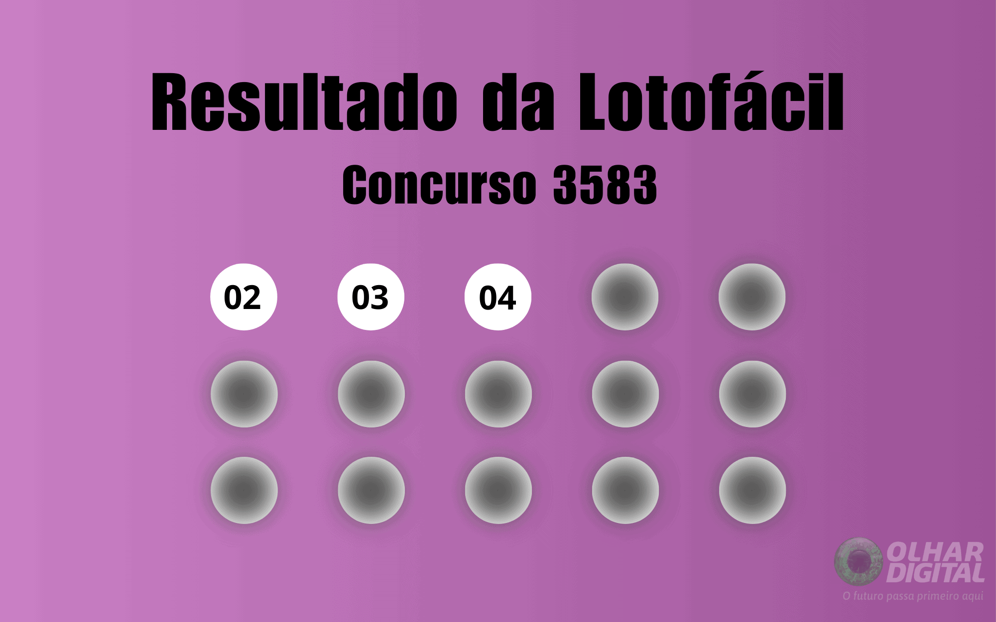 Resultado da Lotofácil de hoje: veja números e ganhadores do concurso 3583 (sexta, 09/01)