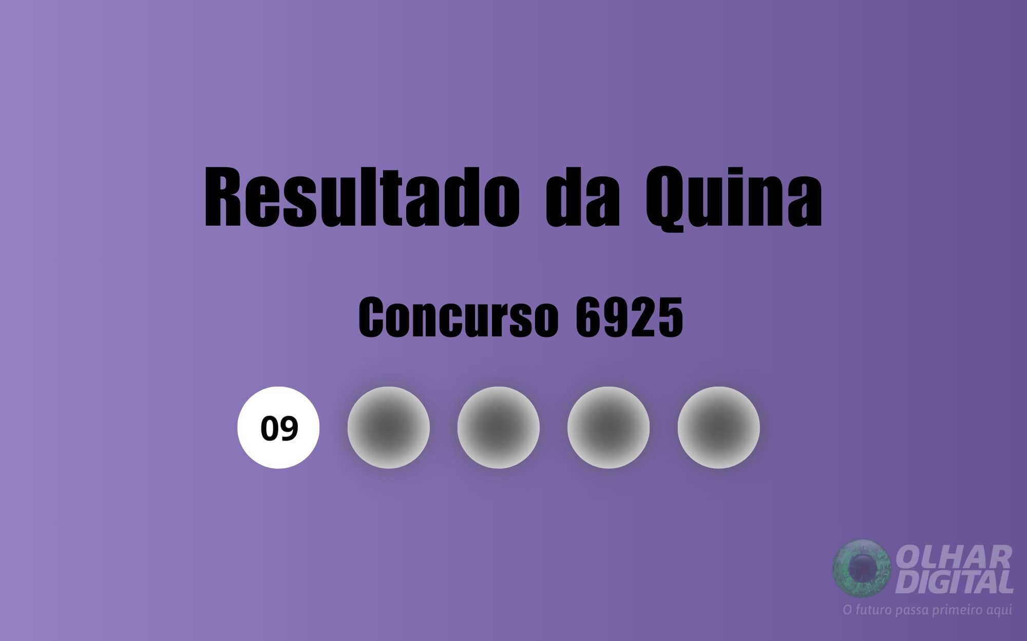 Resultado da Quina de hoje: veja números e ganhadores do concurso 6925 (segunda, 12/01)