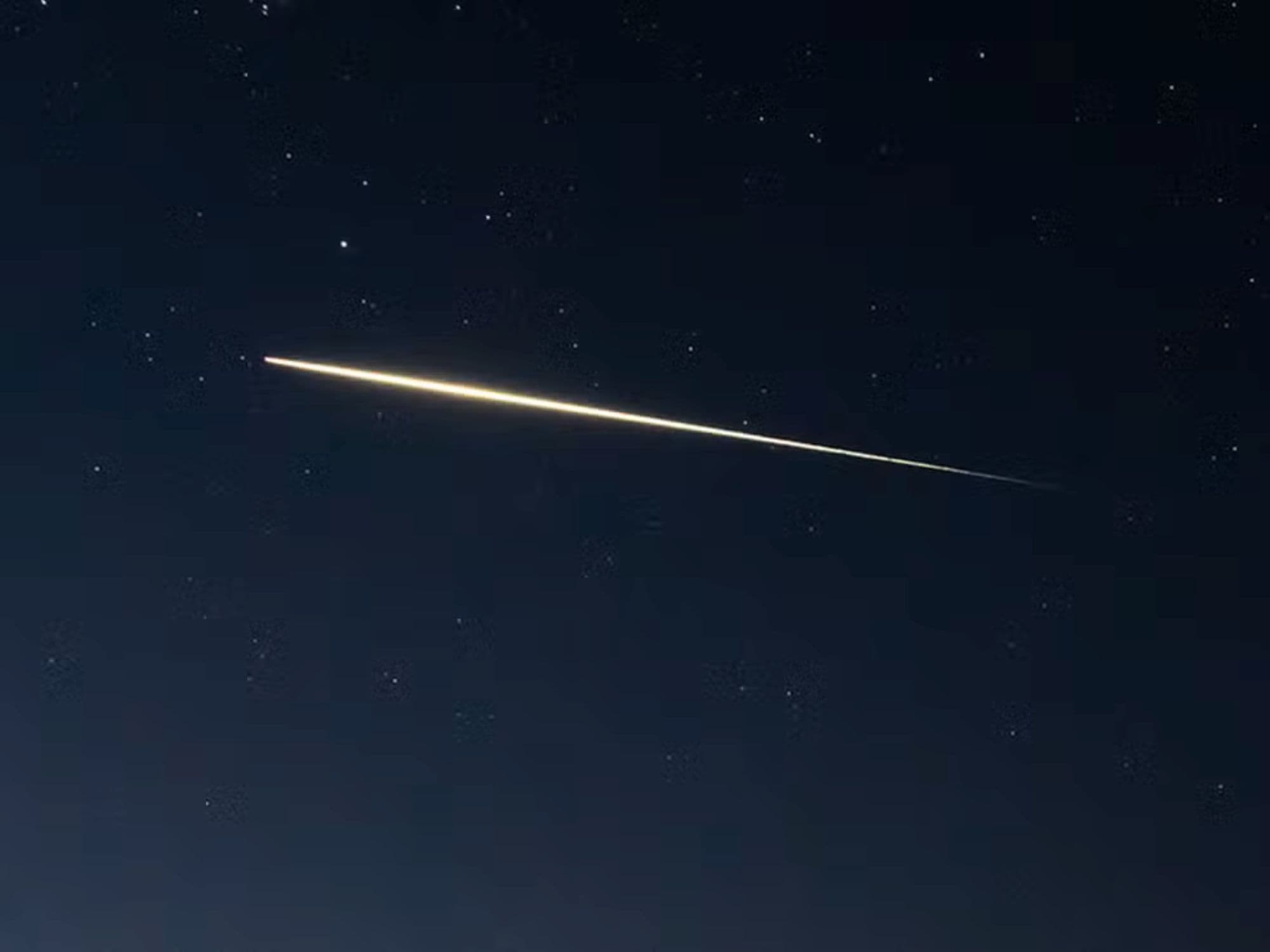 Meteoro? Nave da SpaceX deixa rastro brilhante no céu; veja