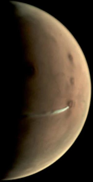 Nuvem Alongada de Arsia Mons
