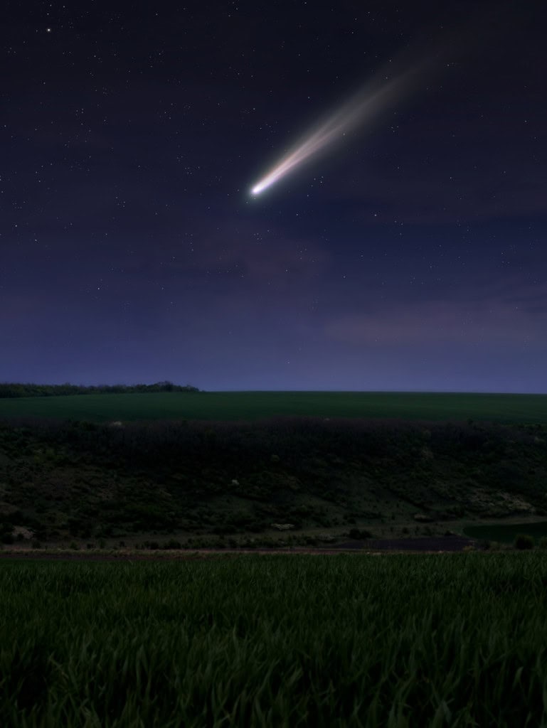 Estudo da Universidade de Cambridge questiona eficiência dos cometas na origem da vida terrestre