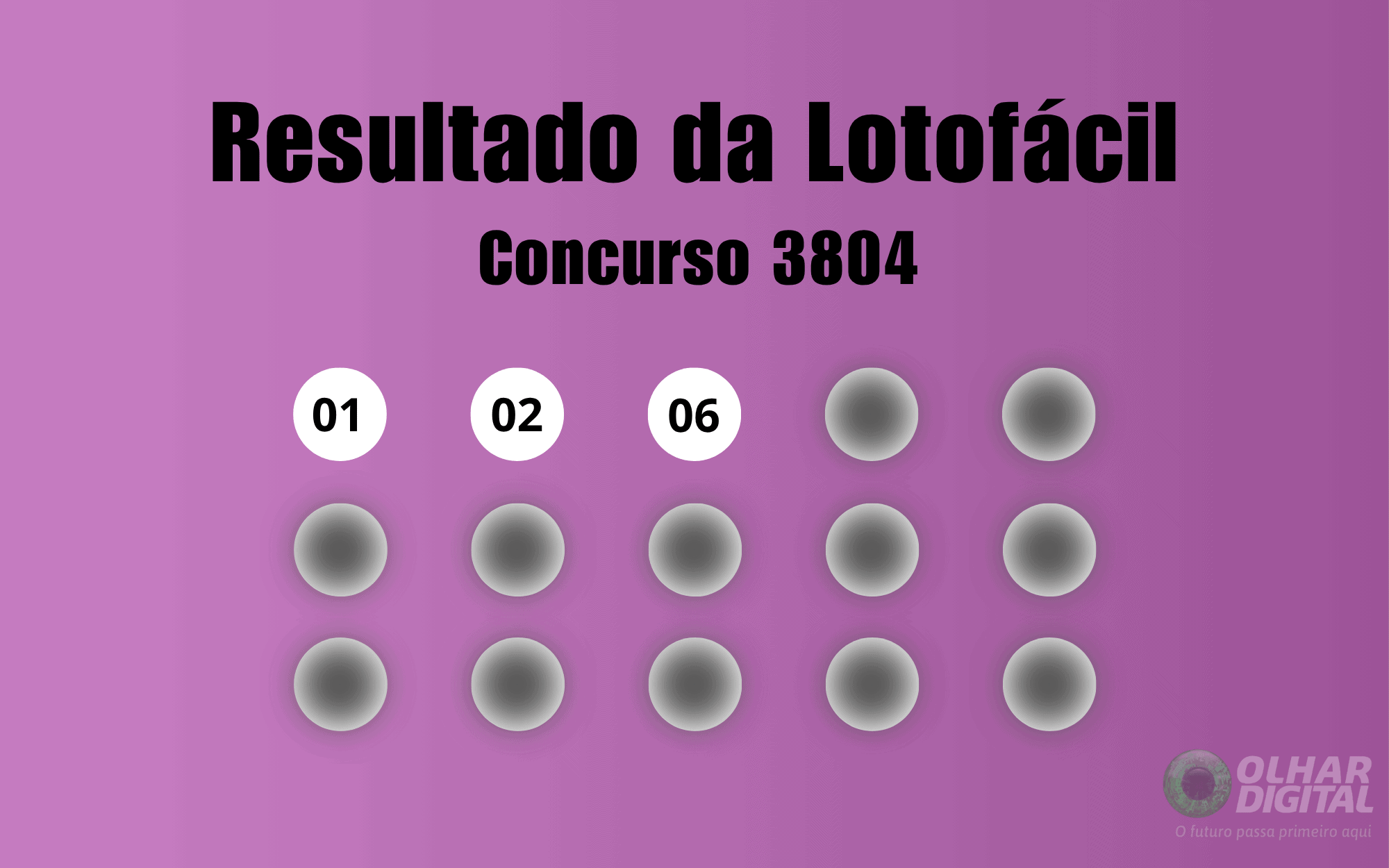 Resultado da Lotofácil de hoje: veja números e ganhadores do concurso 3804 (quarta, 14/10)
