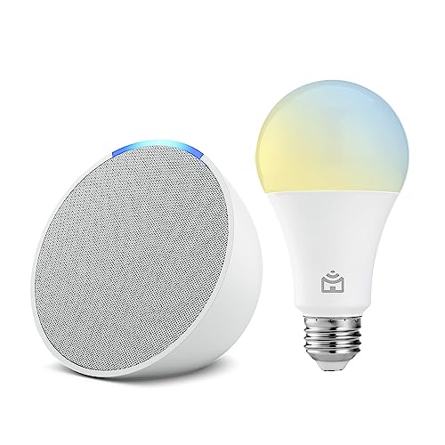 Echo Pop Com Alexa Smart Speaker Som Envolvente Branca -  - Conecta  Informática