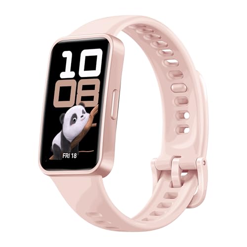 Smartwatch, HUAWEI Band 10, Corpo Elegante em Polímeros Duráveis, Análise do Sono em Nível Profissional, Assistente de Bem-estar Emocional, Relógio Smartwatch Compatível com Android e iOS, Rosa